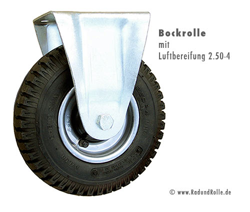 Bock-Rolle mit Luftrad 260 x 85 mm (2.50-4