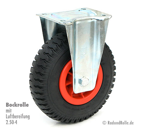 Bock-Rolle mit Luftrad 260 x 85 mm (2.50-4